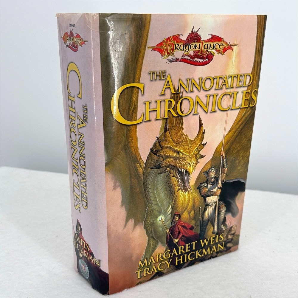 Dragonlance The Annotated Chronicles Hardcover 1999 First Printing Weis Hickman